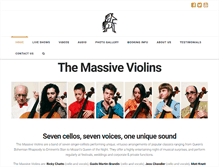 Tablet Screenshot of massiveviolins.com